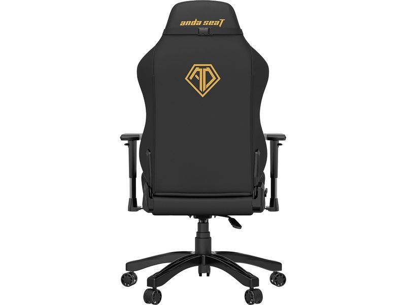 Anda Seat Gaming-Stuhl Phantom 3 Schwarz Gaming-Stuhl aus Kunstleder und mit einer Belastbarkeit von bis zu 100 kg