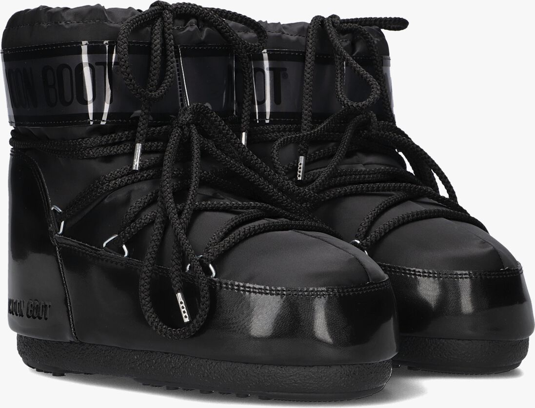 MOON BOOT zwarte moon boot  icon low glance