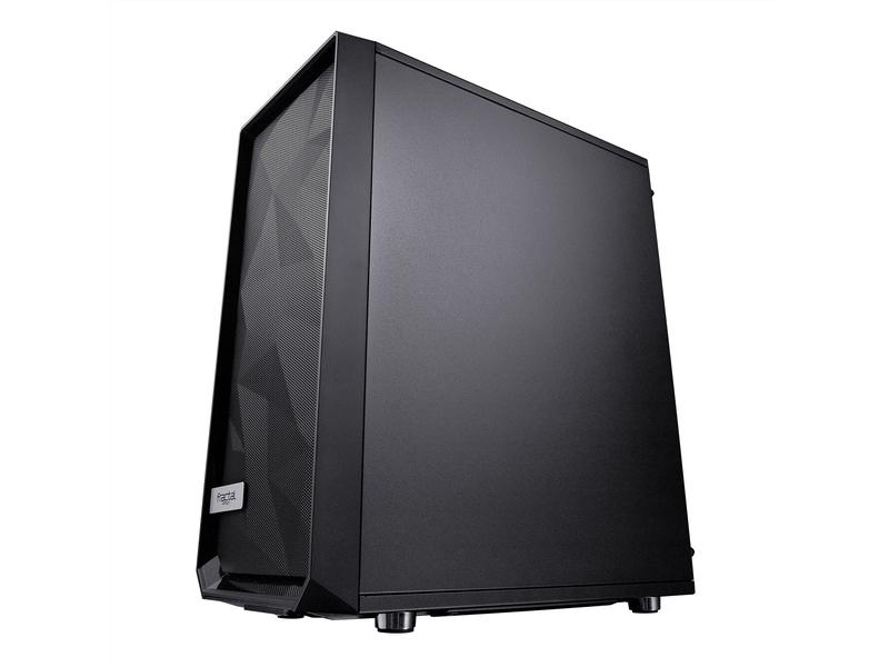 Fractal Design PC-Gehäuse Meshify C Schwarz Kompaktes Gaming-Midi-Tower-Gehäuse für ATX-Mainboards