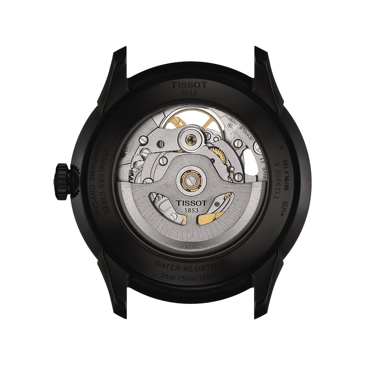 Montre TISSOT T-classic homme automatique, bracelet acier inoxydable