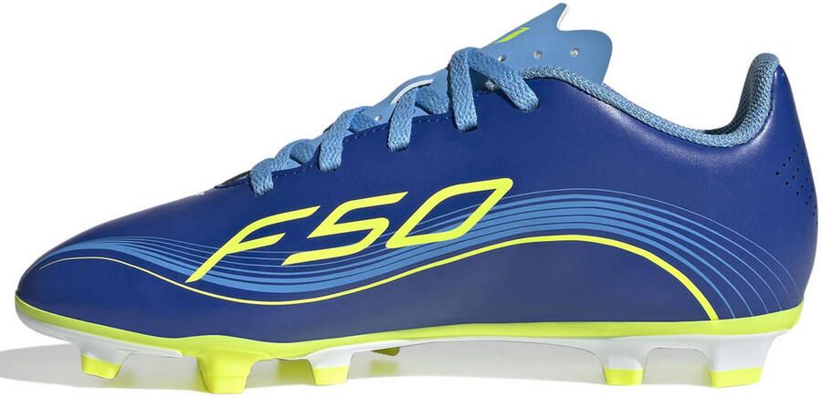 Adidas Perfor ce F50 Messi Club FG JG junior voetbalschoenen kobaltblauw geel