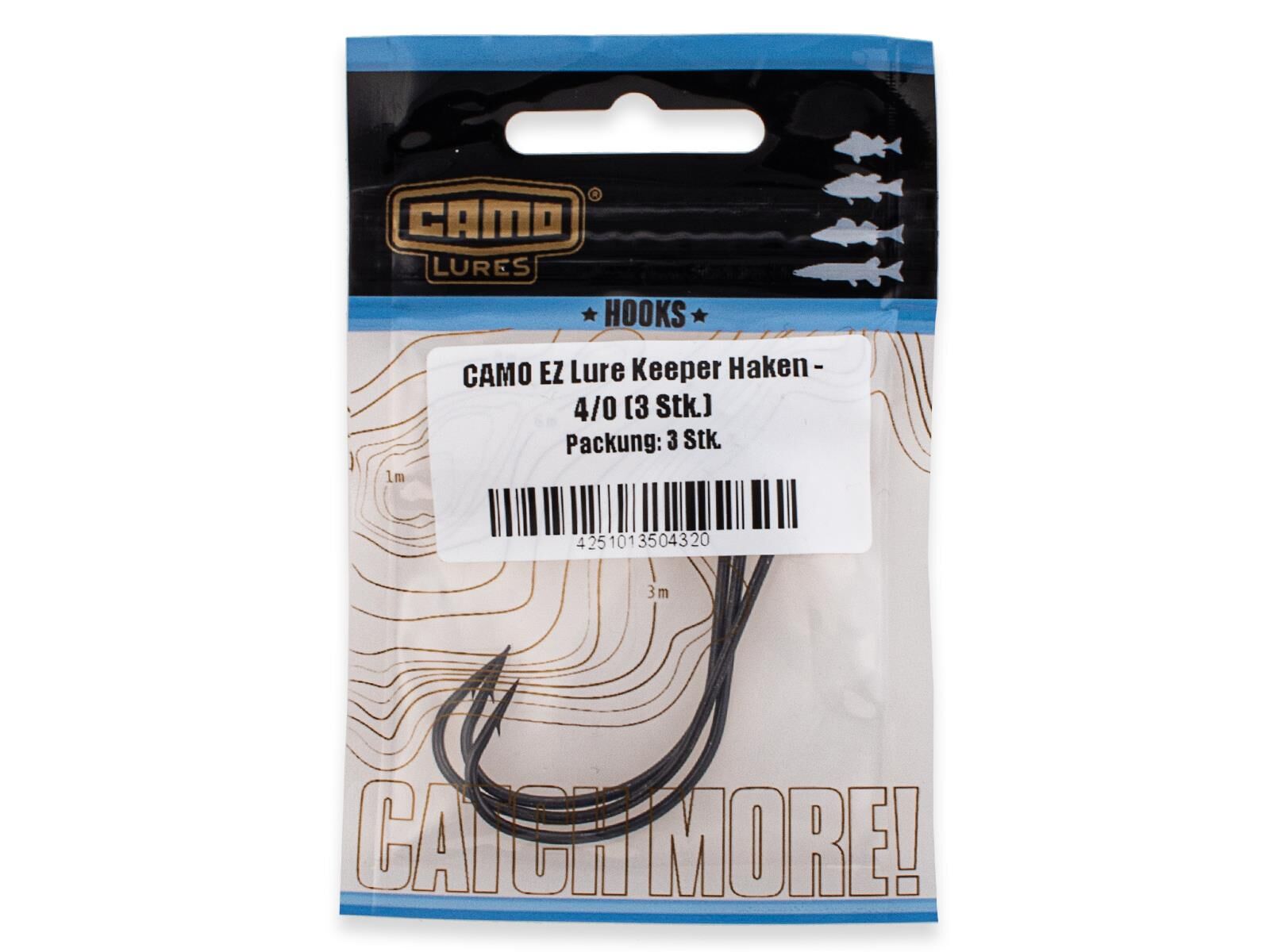 CAMO EZ Lure Keeper Haken - Gr. 4/0(CAMO Lures)