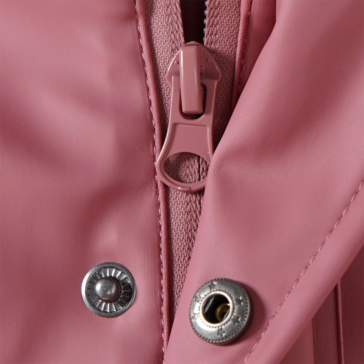 Famy Baby Regenoverall mit gestepptem Futter rosa