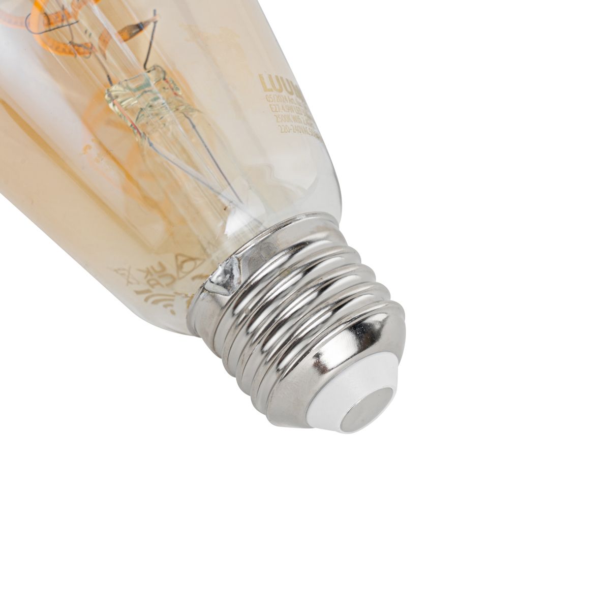 Set van 5 Smart E27 dimbare LED lampen ST64 amber 4.9W 320 lm 2500K