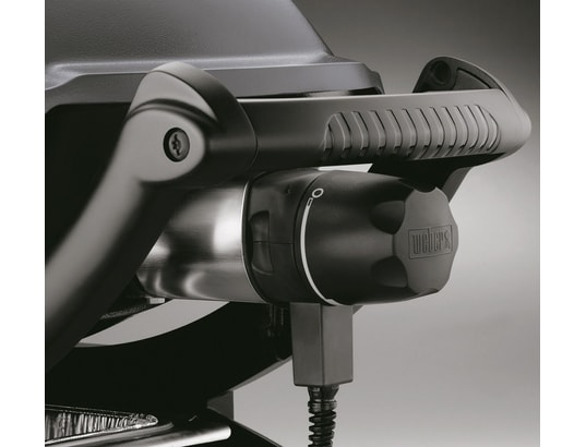WEBER - Barbecue électrique Q1400 Dark grey, 2200 w, Grille fonte