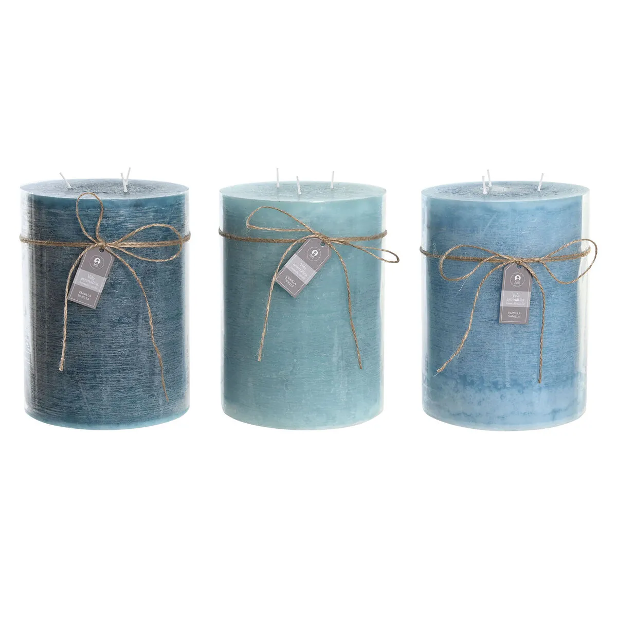 DKD Home Decor Bougie Parfumée 3 Unités