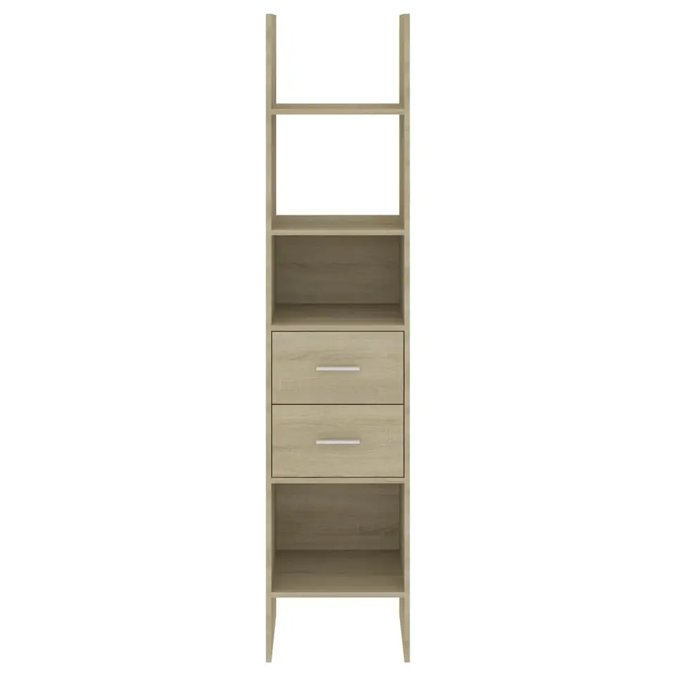 vidaXL - Boekenkast - Bruin - Bewerkt hout