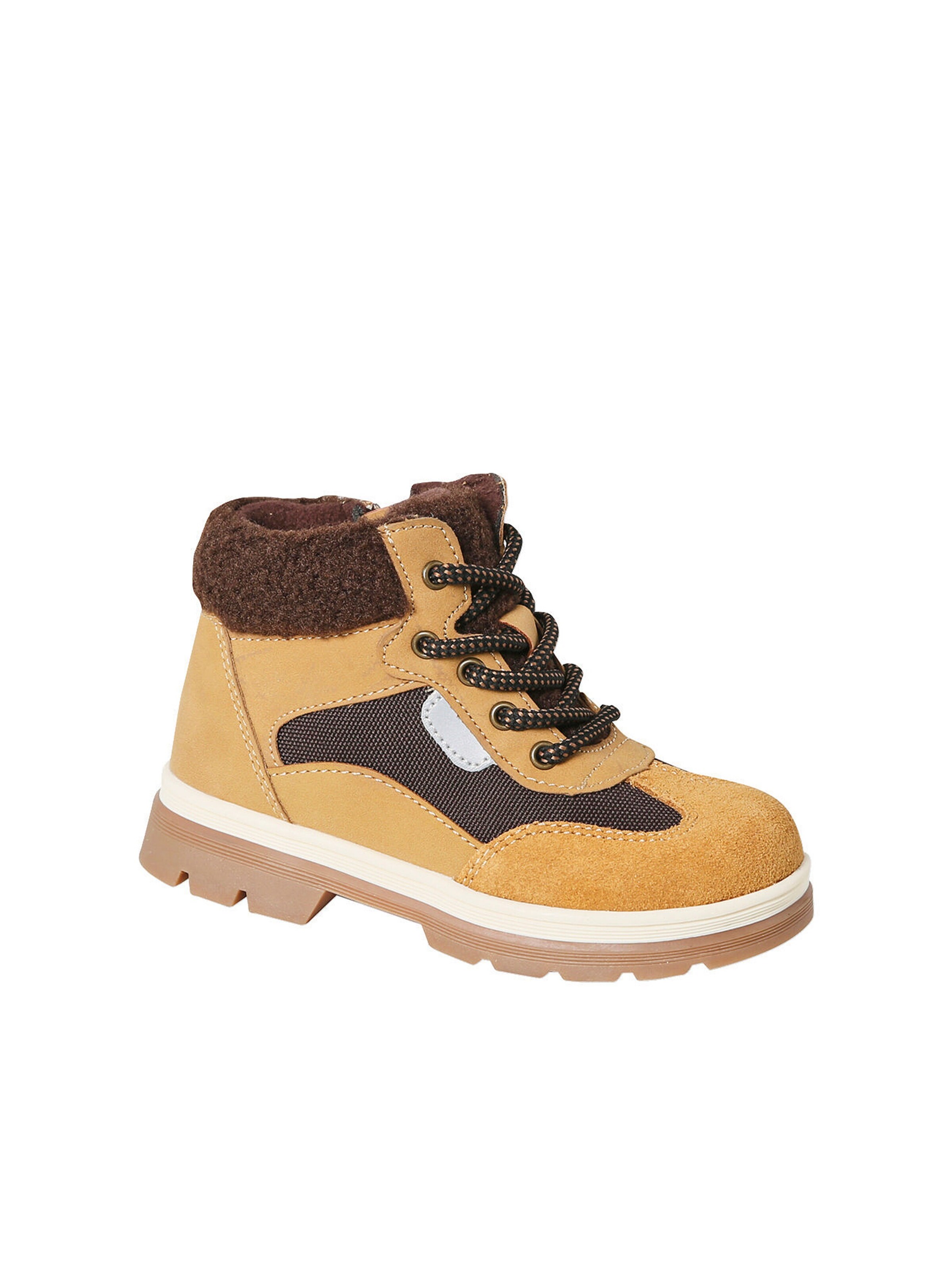 Vertbaudet Jungen Winter-Boots camel