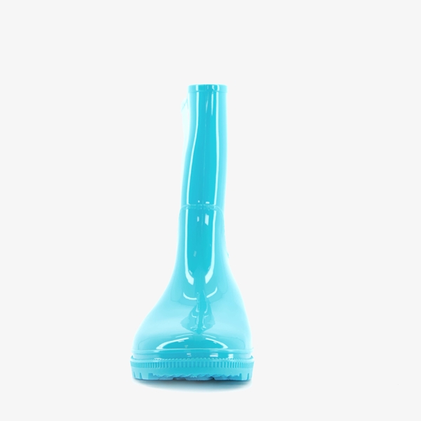 Blauwe kinder regenlaarzen turquoise