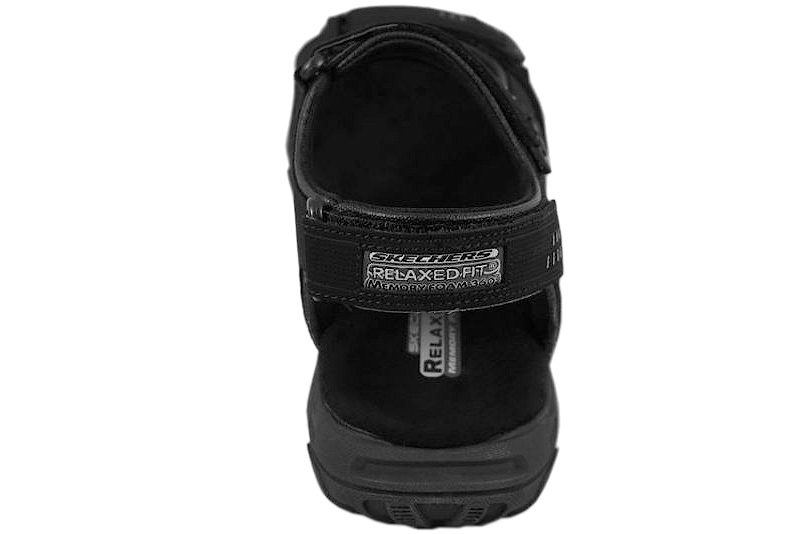 SKECHERS GARVER-LOUDEN SORT SANDAL