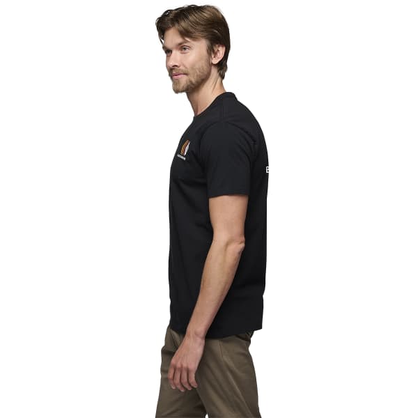 T-shirt escalade BLACK DIAMOND FADED SS TEE BLACK
