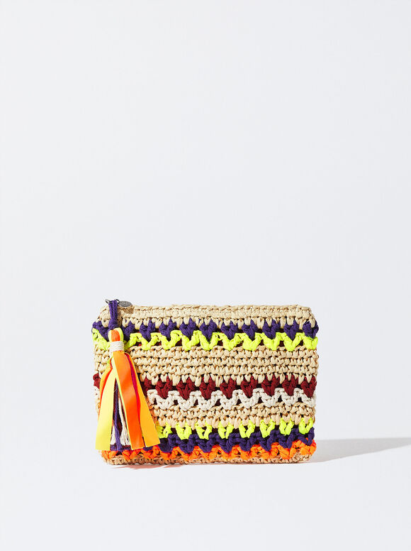 Bolsa trançada multiuso - Laranja