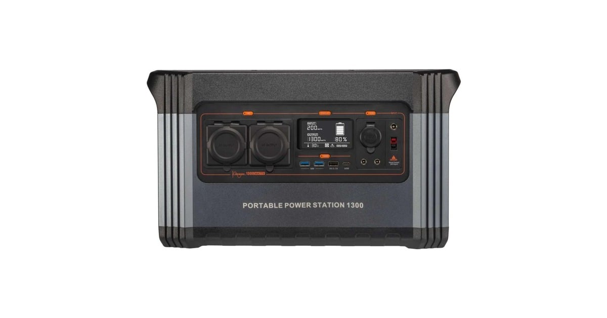 XtormXtreme Powerstation 1300W  (Zwart/oranje)