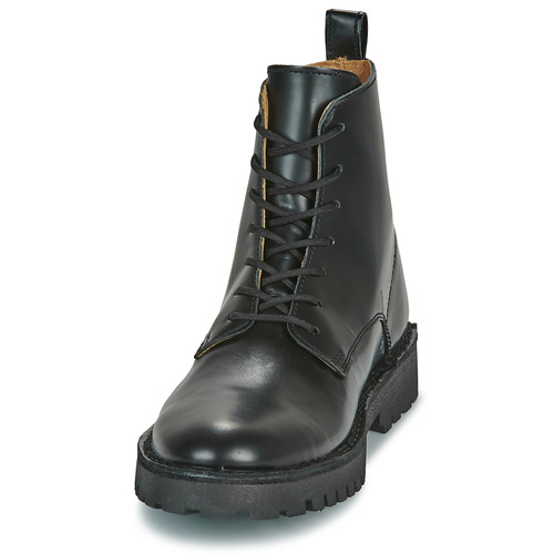 Selected - SLHRICKY LEATHER LACE-UP BOOT Negro