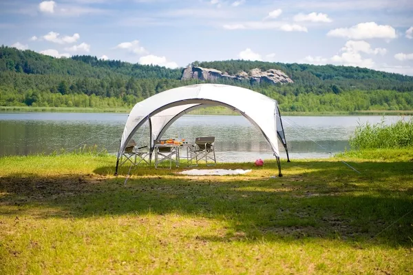 Coleman Event Shelter XL, Hvid, Monokromatisk, Polyester, Stål, 4500 x 4500 m, 22 kg