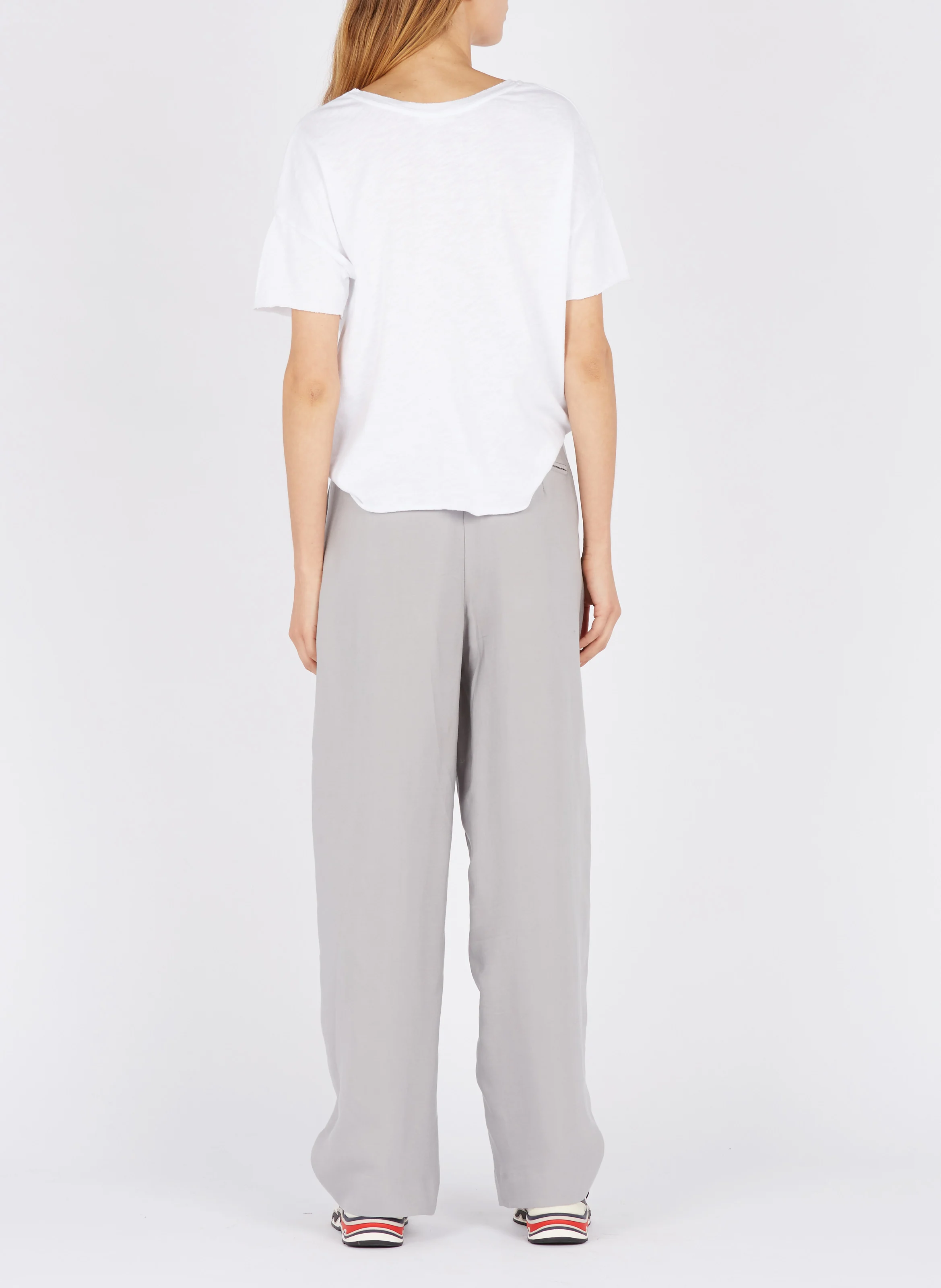 SONOMA - Tee-shirt col rond loose en coton | Blanc