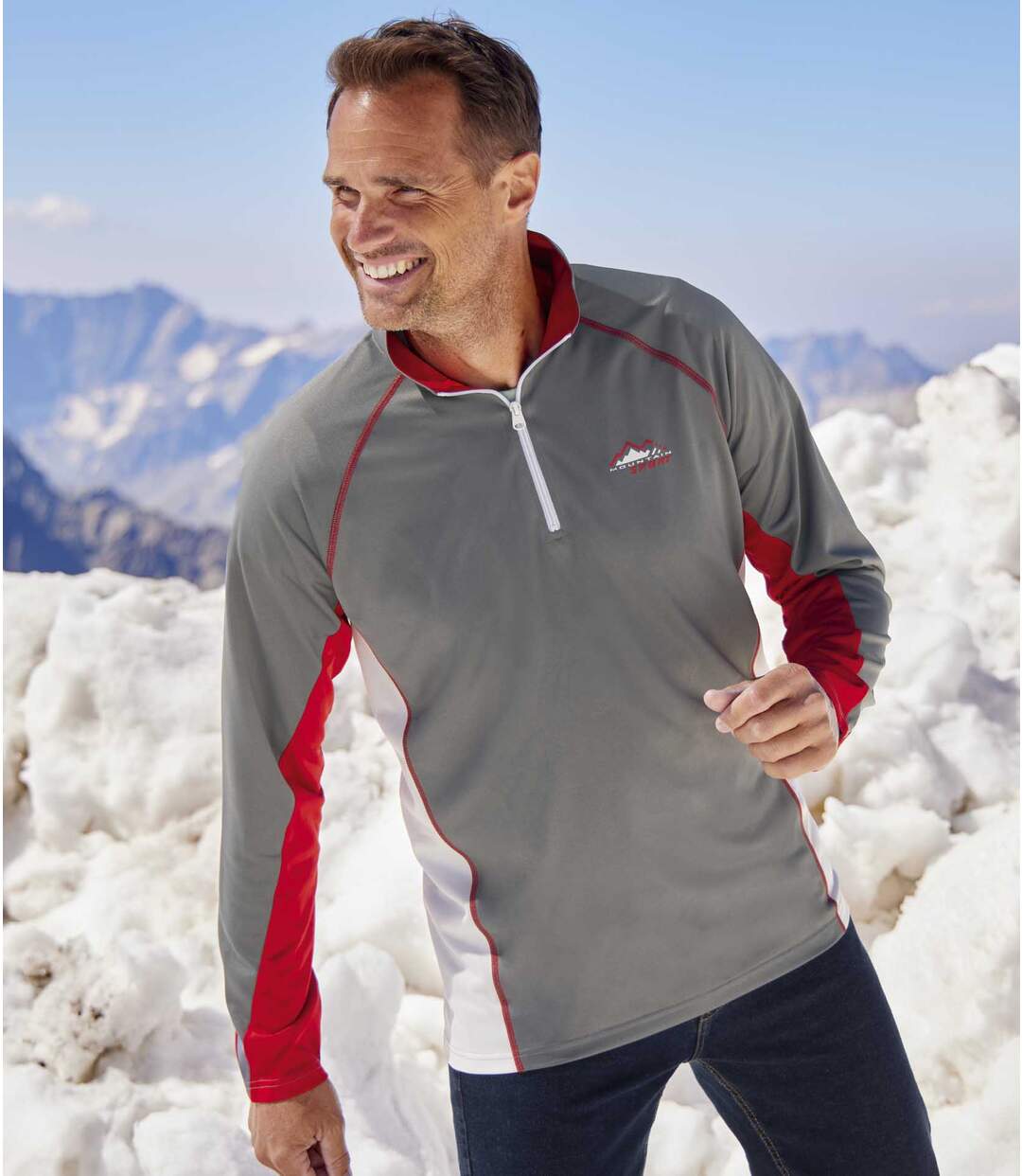 Lot de 2 Polos Mountain Sport Zippés