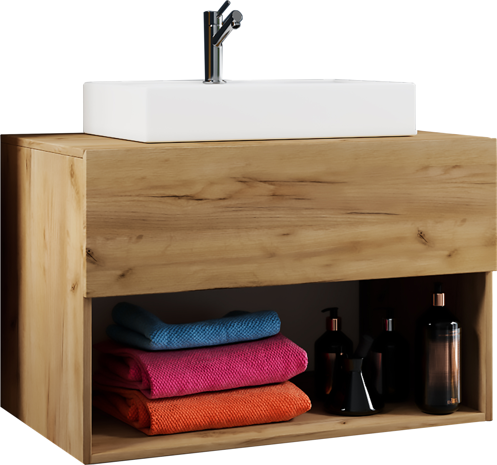 Waschtisch LENDAS II - Honig-Eiche - 80 cm