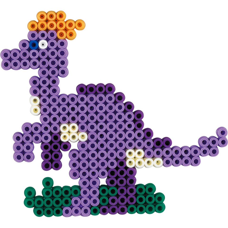 Hama strijkkralen dinosaurus - 2000-delig