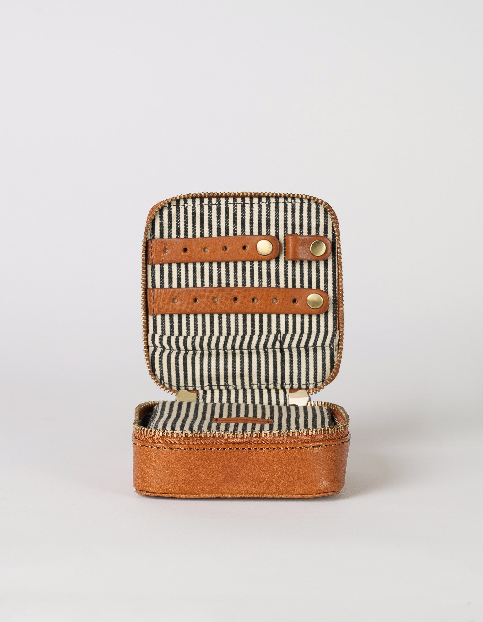 Jewelry Box - Cognac Classic Leather