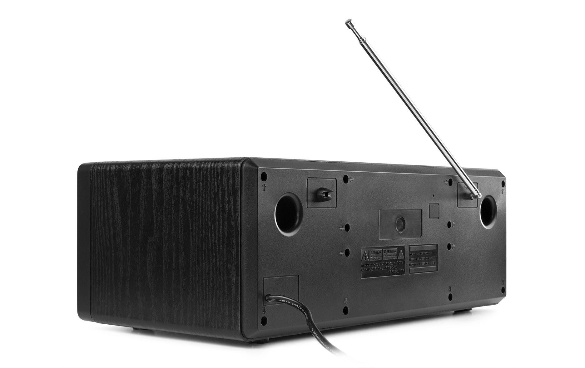 Radio/CD-Player Prato Schwarz<br>DAB+ Radio mit CD-Player