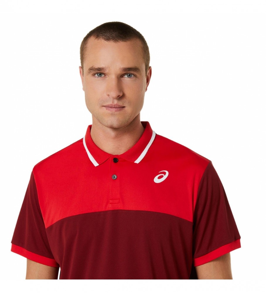 Asics Polo Court vermelho