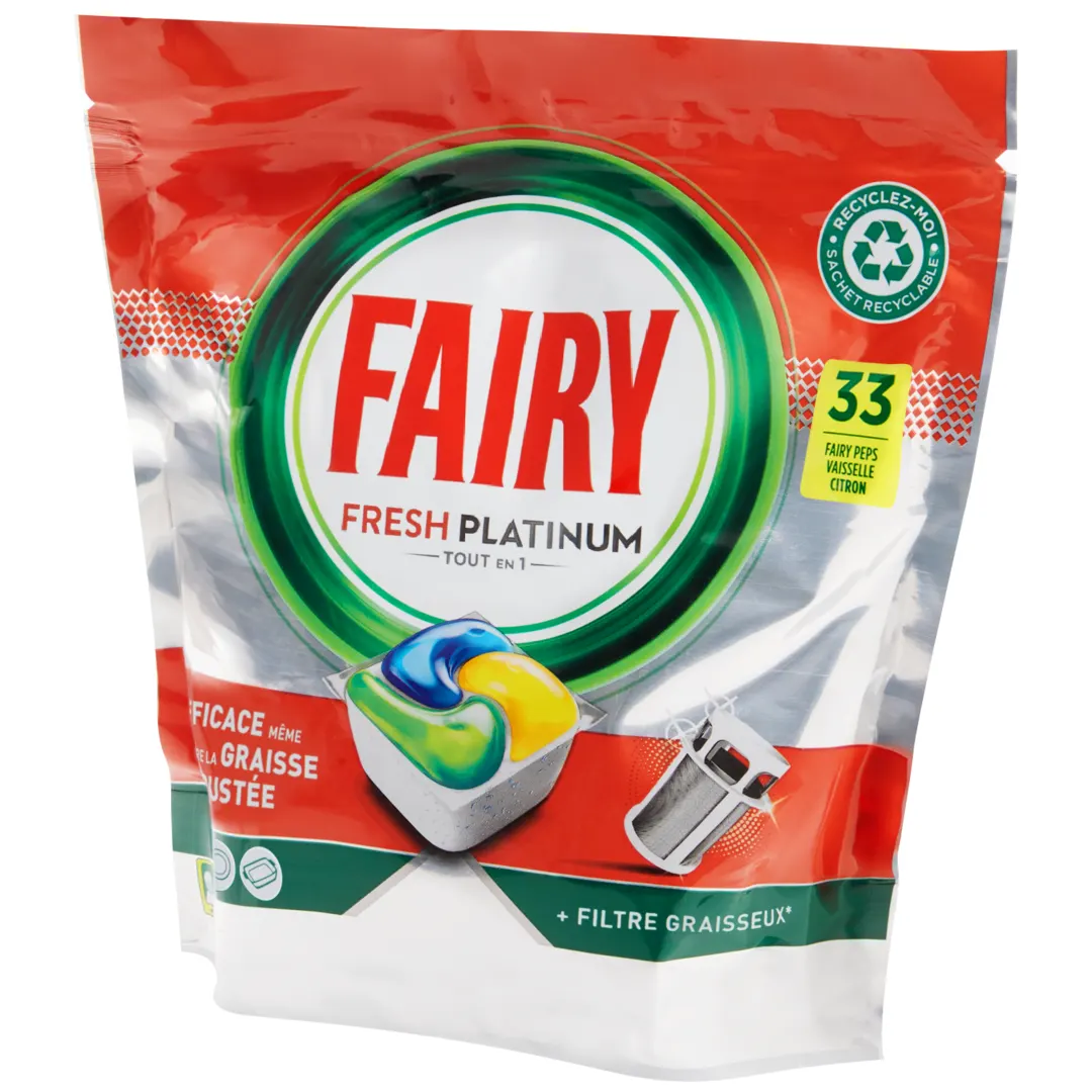Tablettes pour lave-vaisselle Fairy Fresh Platinum