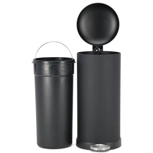 poubelle 30 L noire