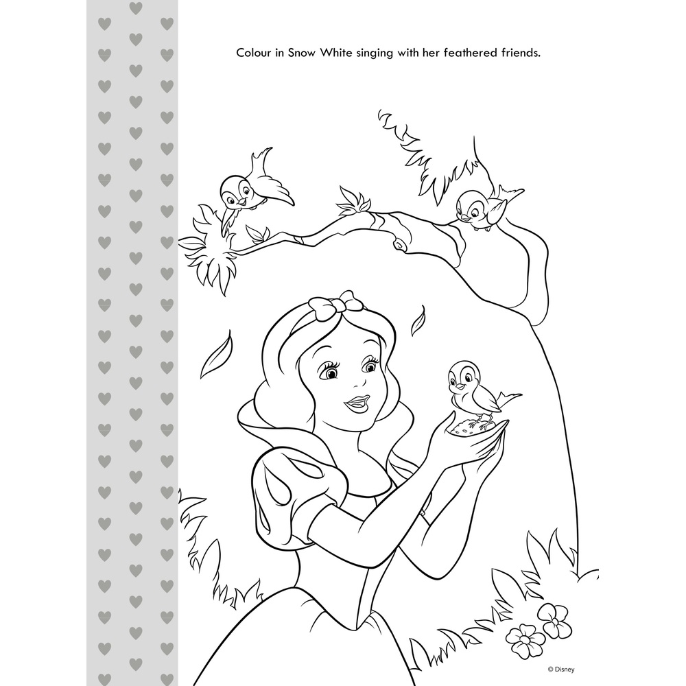 Prinzessin: Malblock-Sortiment