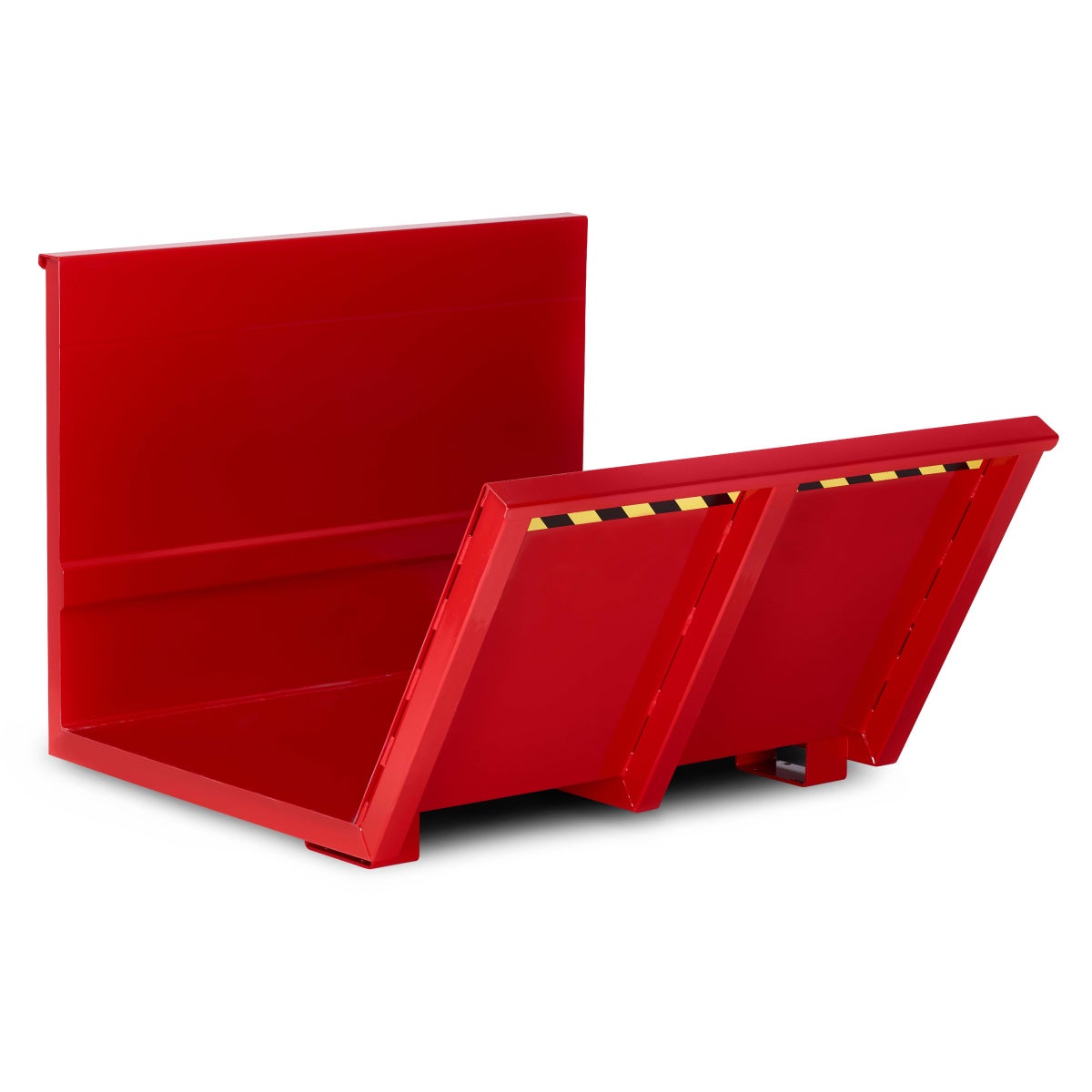 RR Industrietechnik langgoedkipper type RLK 1250x1570x980mm RAL 2004 Zuiver Oranje