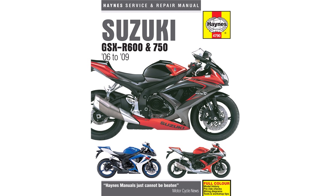 Værkstedshåndbog, GSX-R600/750 06-09