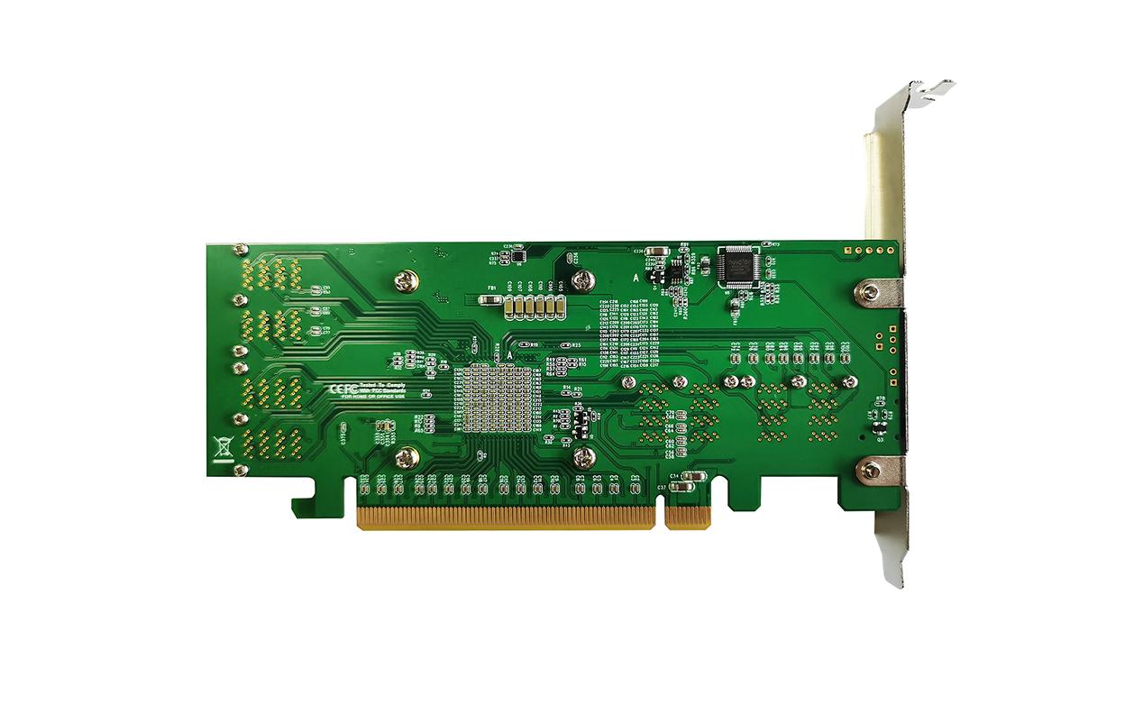 RAID-Controller SSD7180 8x PCIe 3.0 x4 SFF-8643, PCI-Ex16v3<br>HighPoint High Port Count NVMe RAID Serie- 8-Kanal PCIe 3.0 NVMe RAID Controller