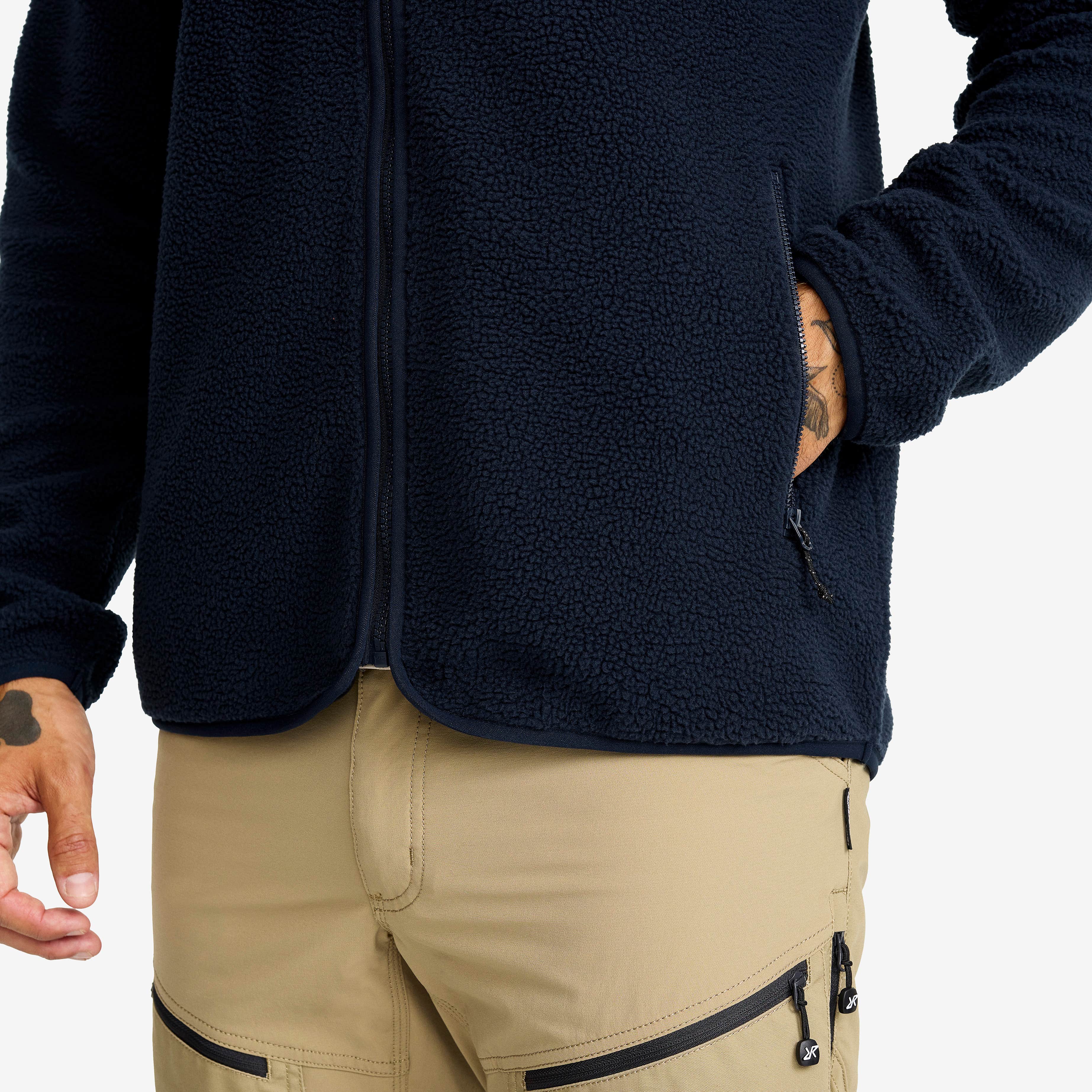 Canyon Full-zip Pile Fleece Herre Navy