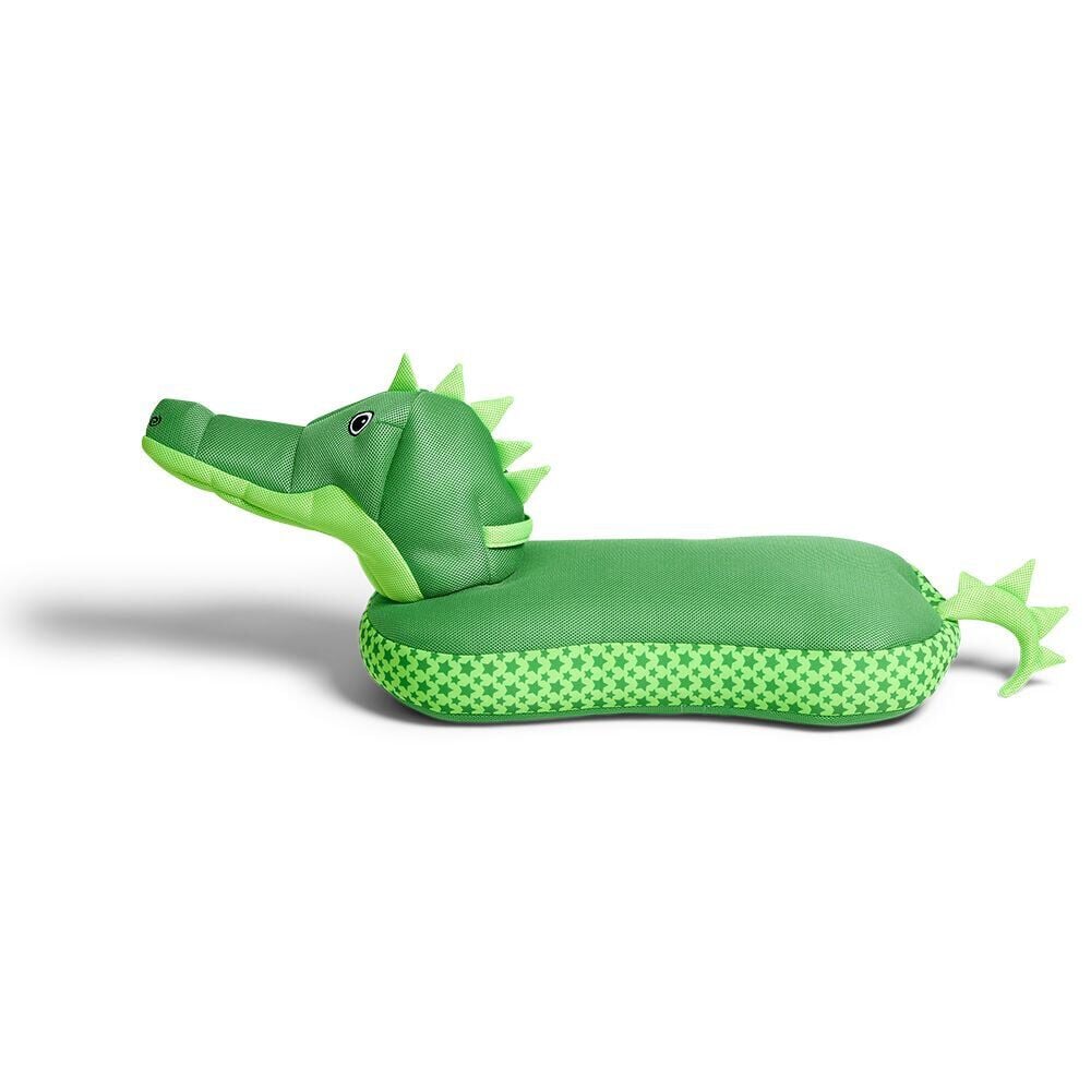 Crocodile à chevaucher microbilles 101x38xH43cm