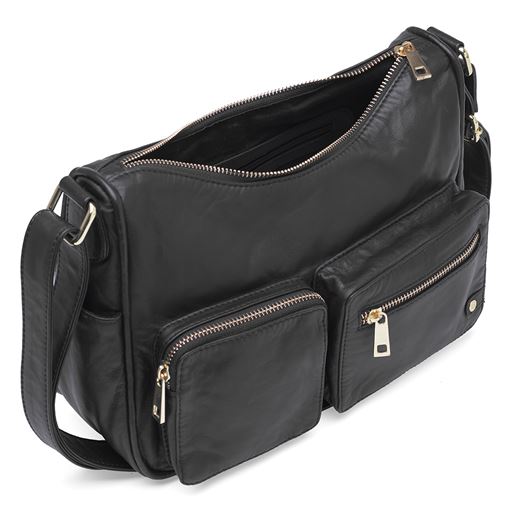 Depeche Skuldertaske, Black/Gold