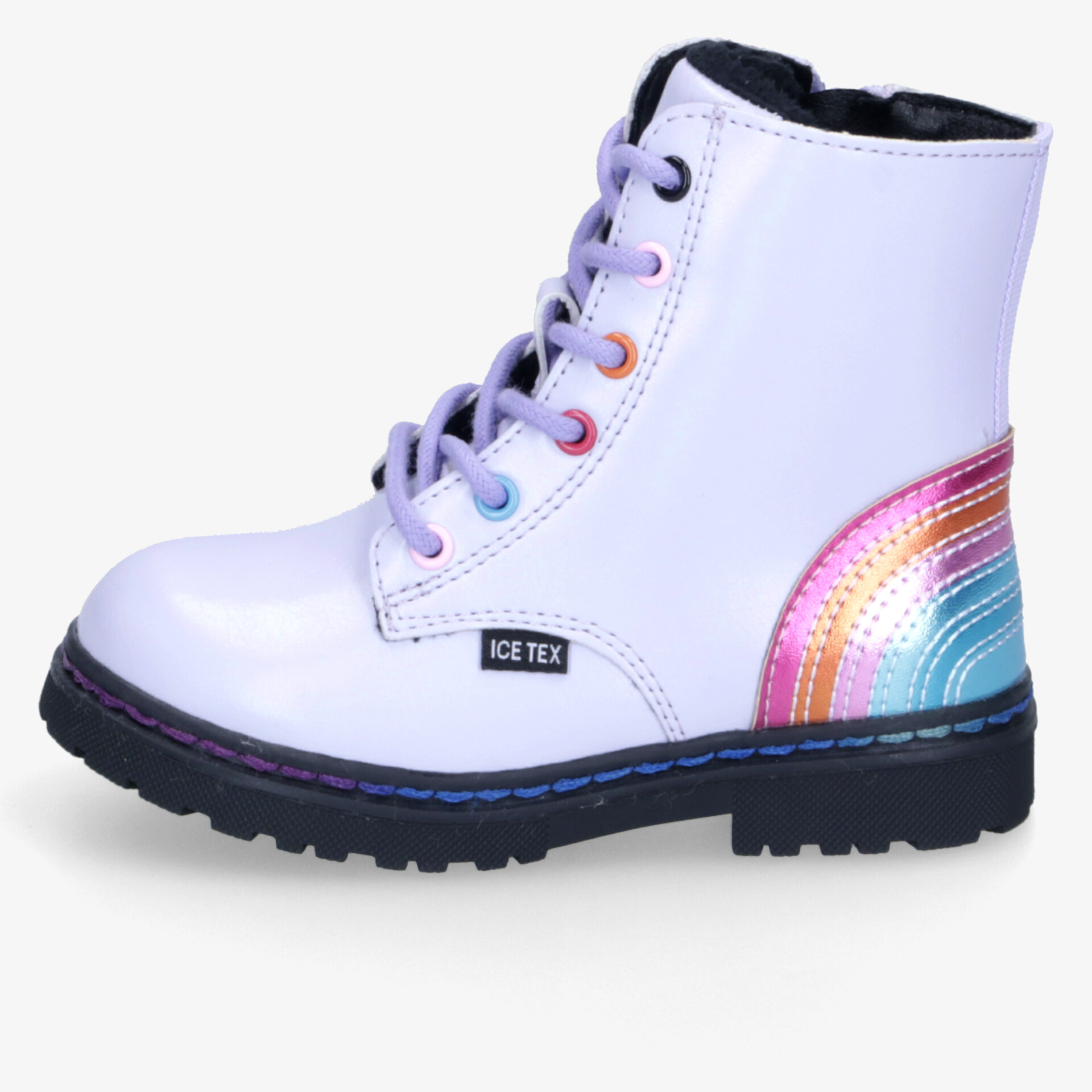 DooDogs Kinder Schnürstiefel lila
