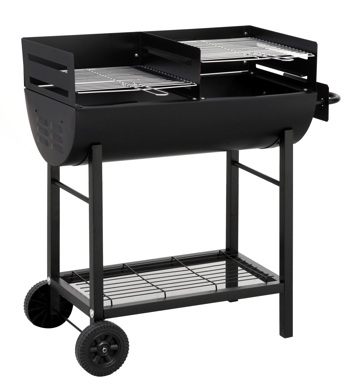 Grillfass DETROIT - schwarz - 2x 35x37 cm