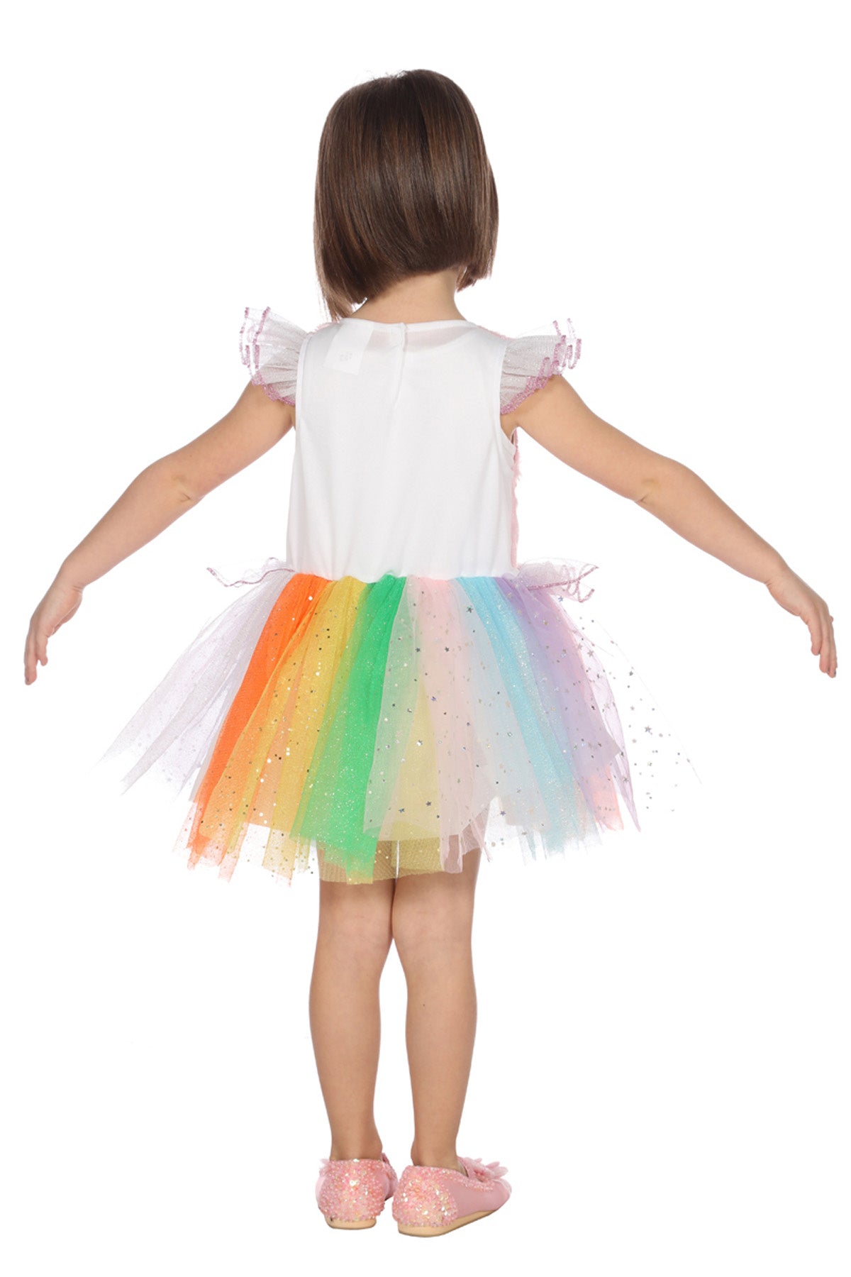 Unicorn Jurk Meisje Glitters