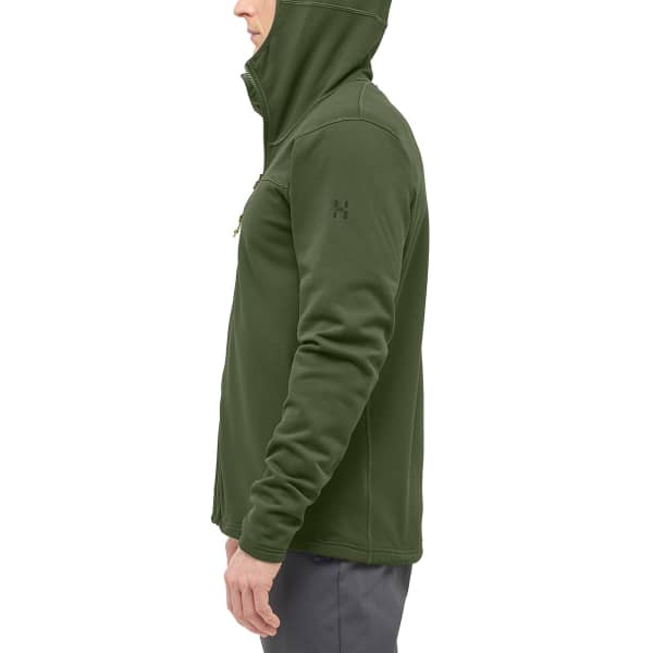 Veste polaire ski rando HAGLÖFS ROSSON MID HOOD M SEAWEED GREEN