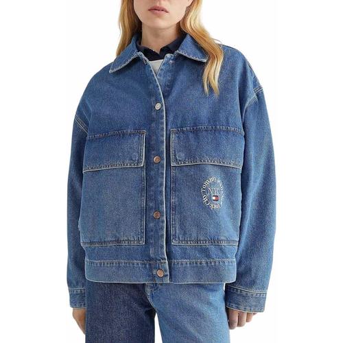 Tommy Jeans - SURPLUS DENIM JACKET 1BK Azul