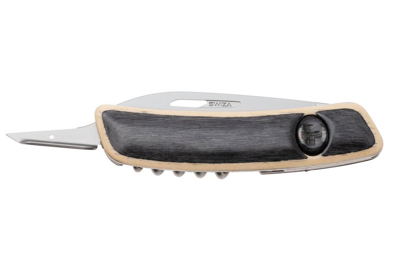 Swiza D01 AM, KNI.0016.6520, Laminate White, Zwitsers zakmes, 4 tools