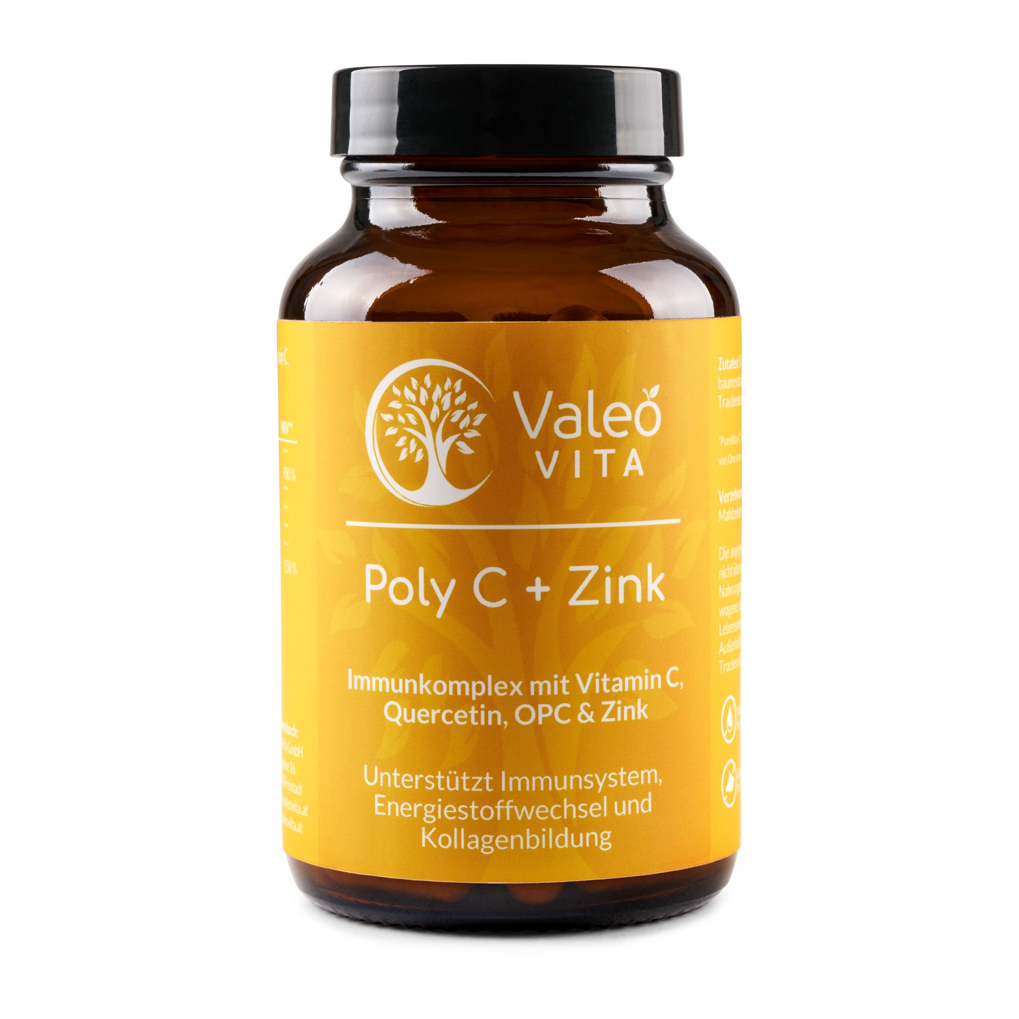 Valeo Vita™ Poly C + Zink - Immunkomplex (mit OPC und Quercetin)