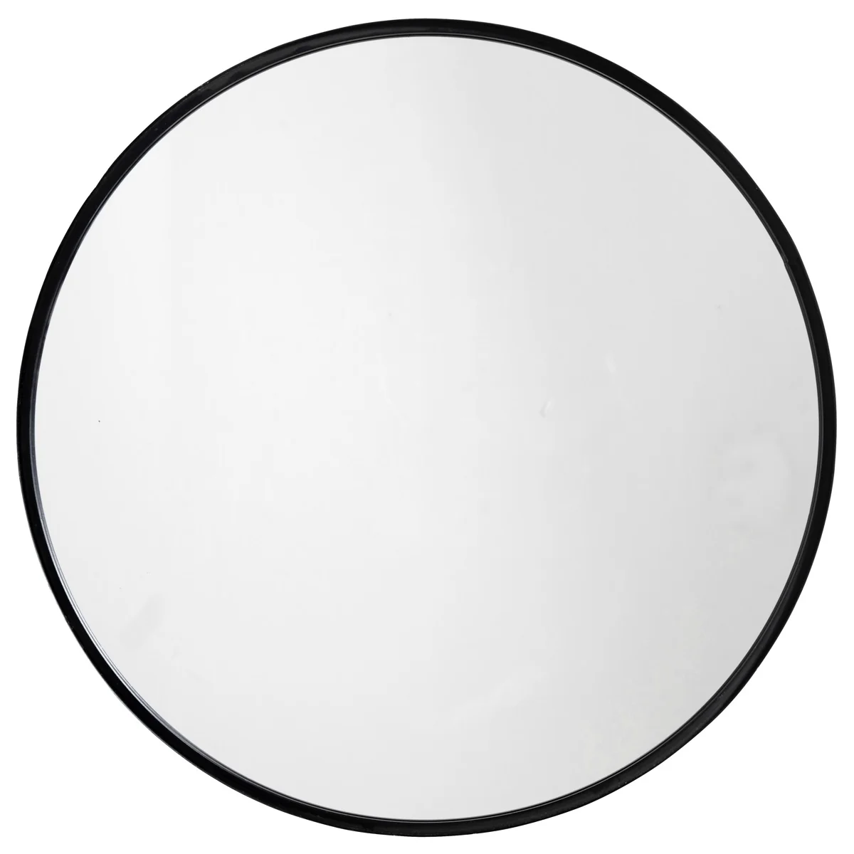 Nordal  Asio rundt spejl, sort - Ø160 cm