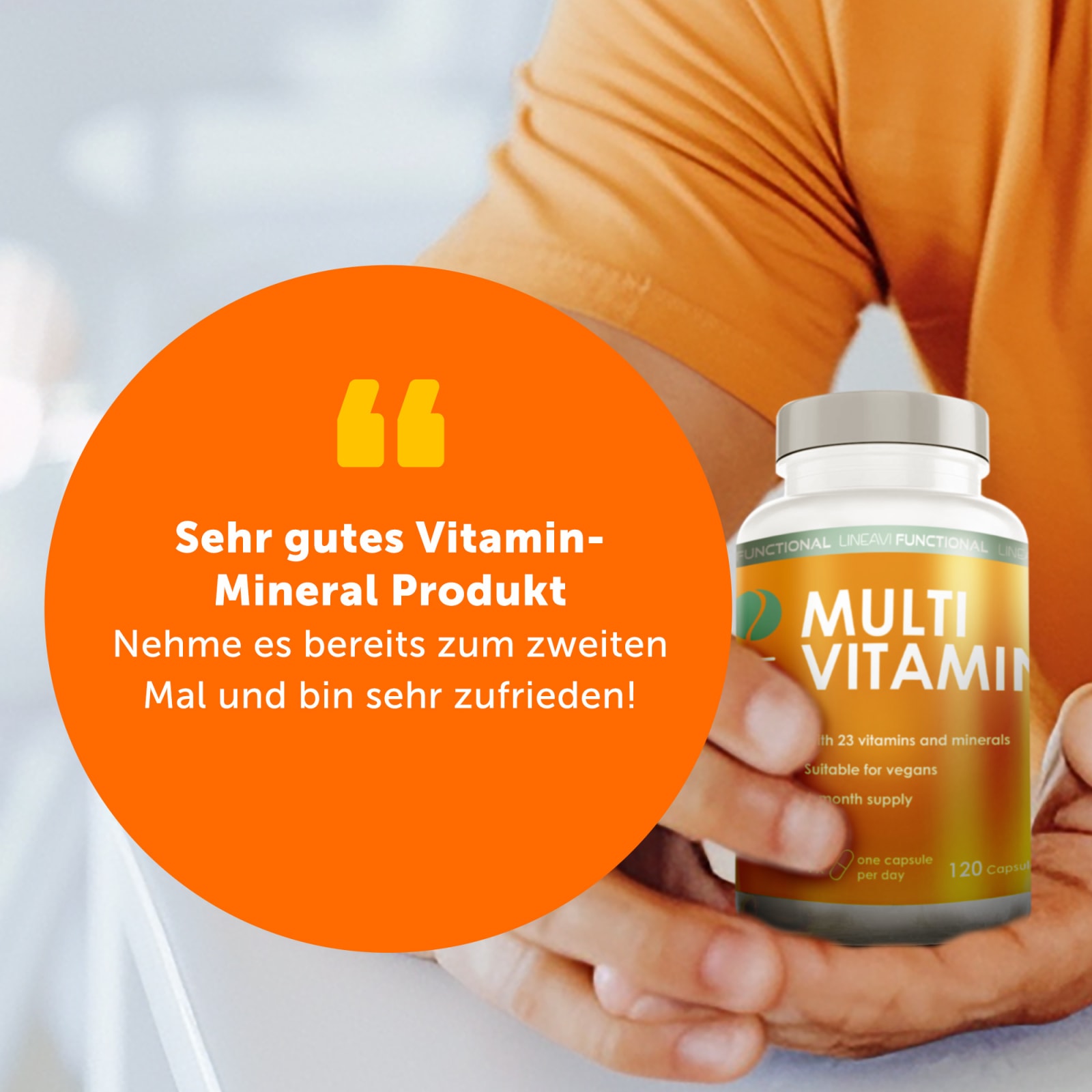 LINEAVI Multivitamin 8-Monatspackung (2x120 Kapseln)