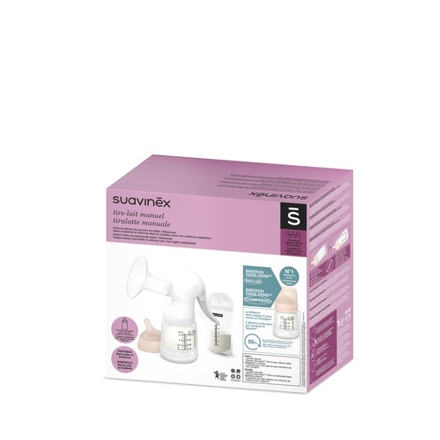 Tire-lait Manuel + Biberon 120 ml - SUAVINEX
