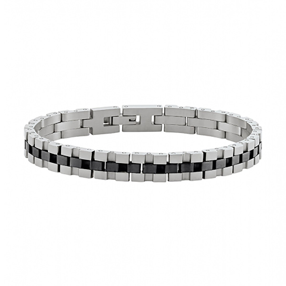 Bracelet homme Jourdan Manathan acier bicolore