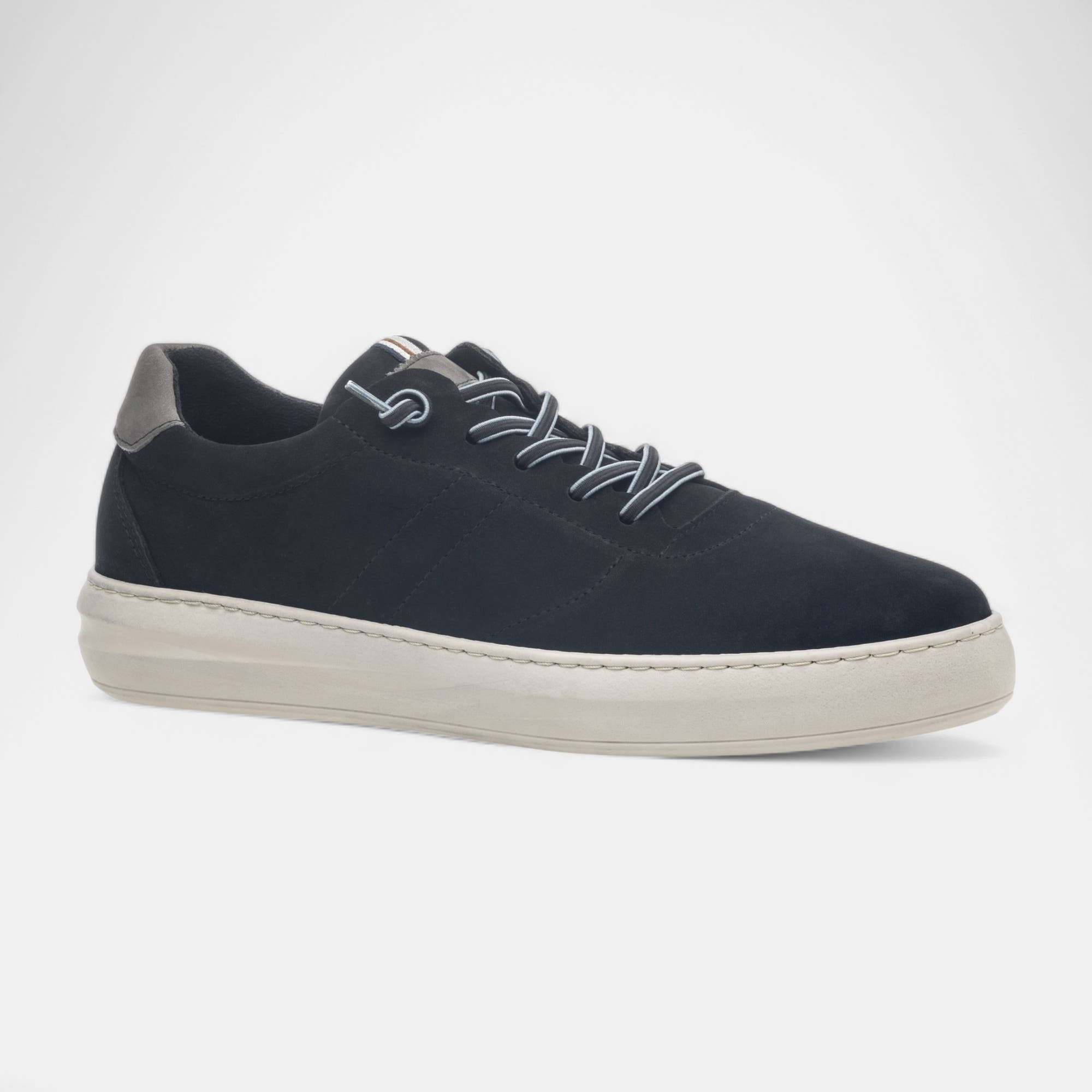 Baskets basses Homme en cuir noir