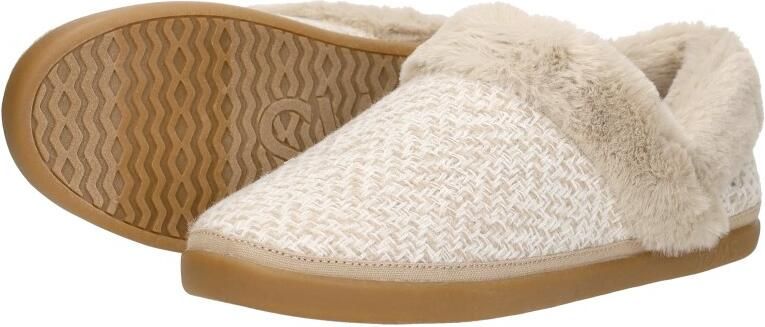 TOMS Oslo Pantoffels Dicht beige