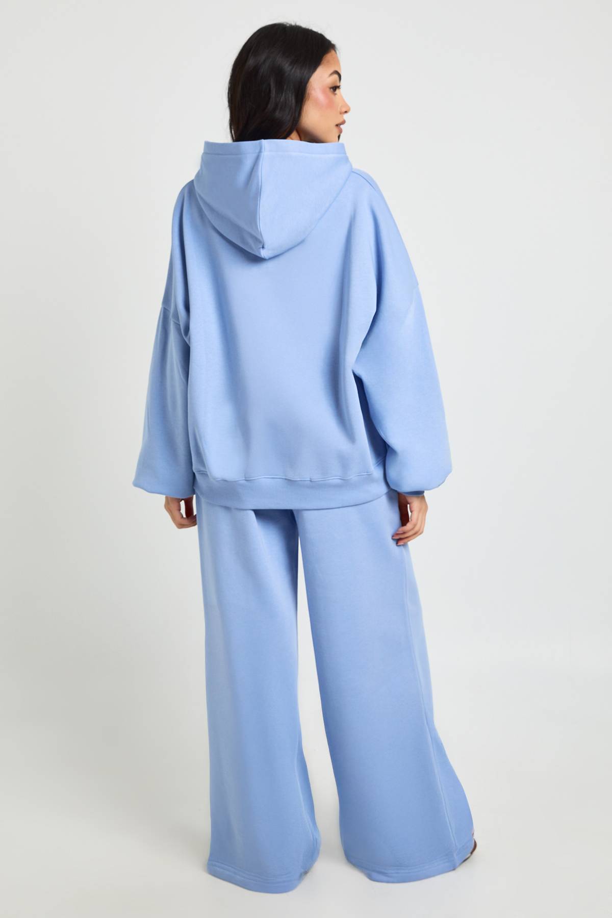 boohoo Ensemble De Survêtement Sweat À Casynthétiqueche Ample Et Jogging Droit