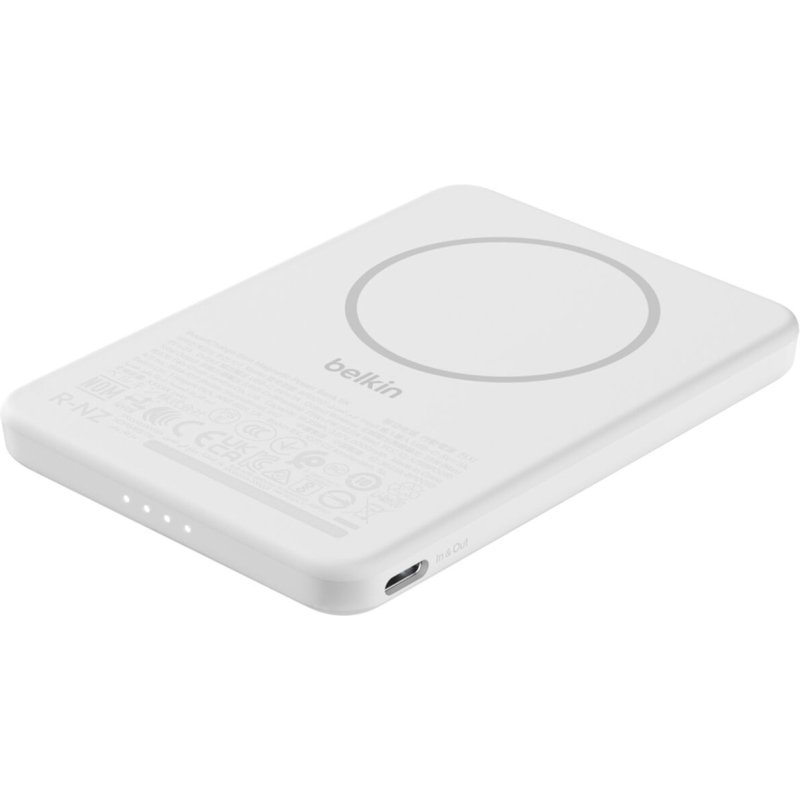 Belkin BPD010hqWH 5000 mAh Recharge sans fil Blanc